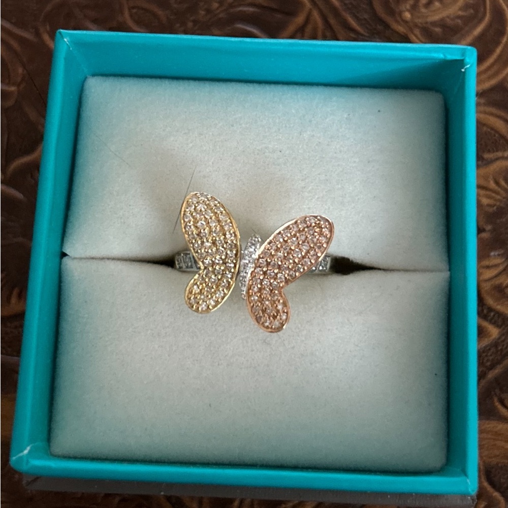 Effy 14K Gold Butterfly Ring